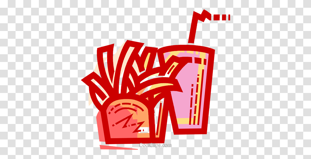 French Fries And A Soft Drink Royalty Free Vector Clip Art, Dynamite, Weapon Transparent Png