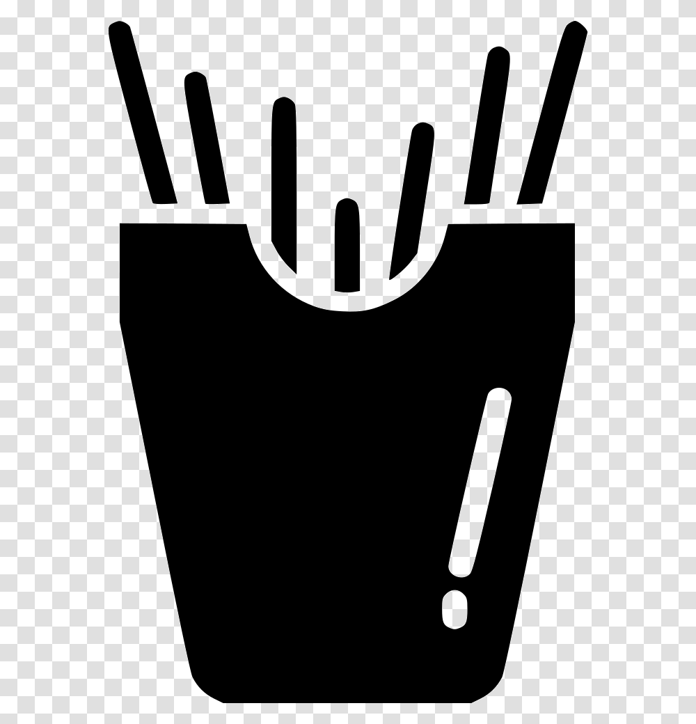 French Fries Carbs Junk Food Potato Chips, Stencil, Apparel, Cutlery Transparent Png
