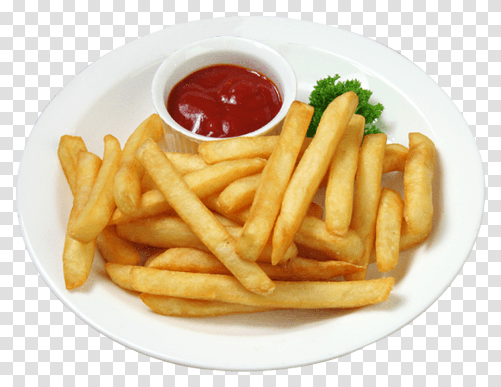 French Fries Plate, Food, Ketchup, Hot Dog Transparent Png