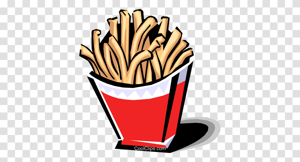 French Fries Royalty Free Vector Clip Art Illustration, Food Transparent Png