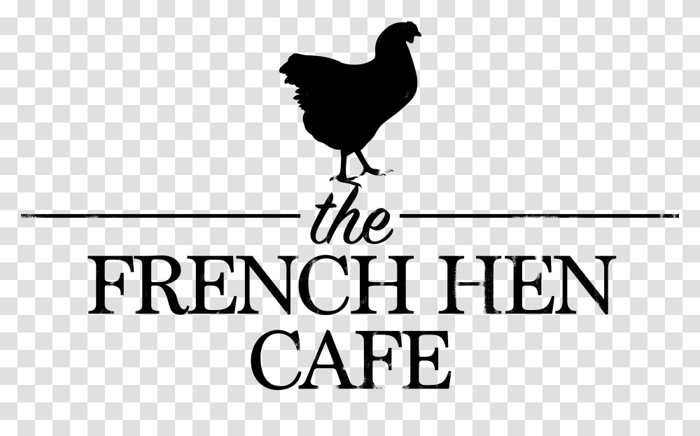 French Hen Cafe Logo Distressed The French Hen Cafe, Chicken, Poultry, Fowl, Bird Transparent Png