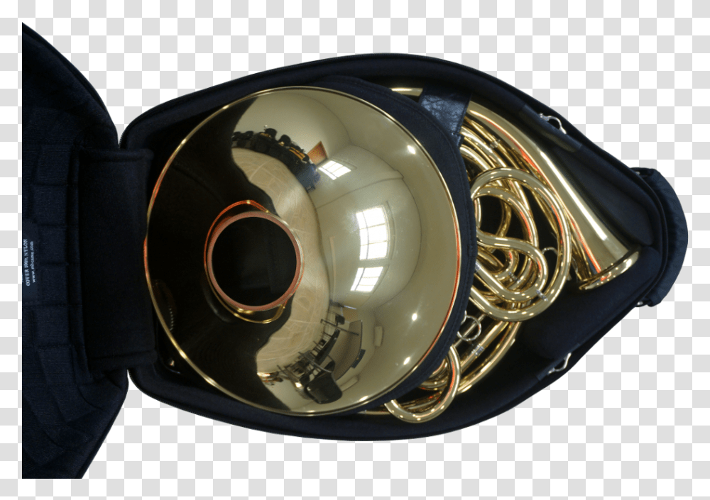 French Horn Case Model Mb 4 Baby Sousaphone, Wristwatch, Light, Brass Section, Musical Instrument Transparent Png