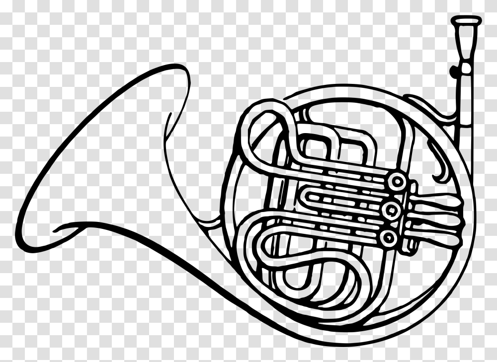French Horn Clipart, Gray, World Of Warcraft Transparent Png
