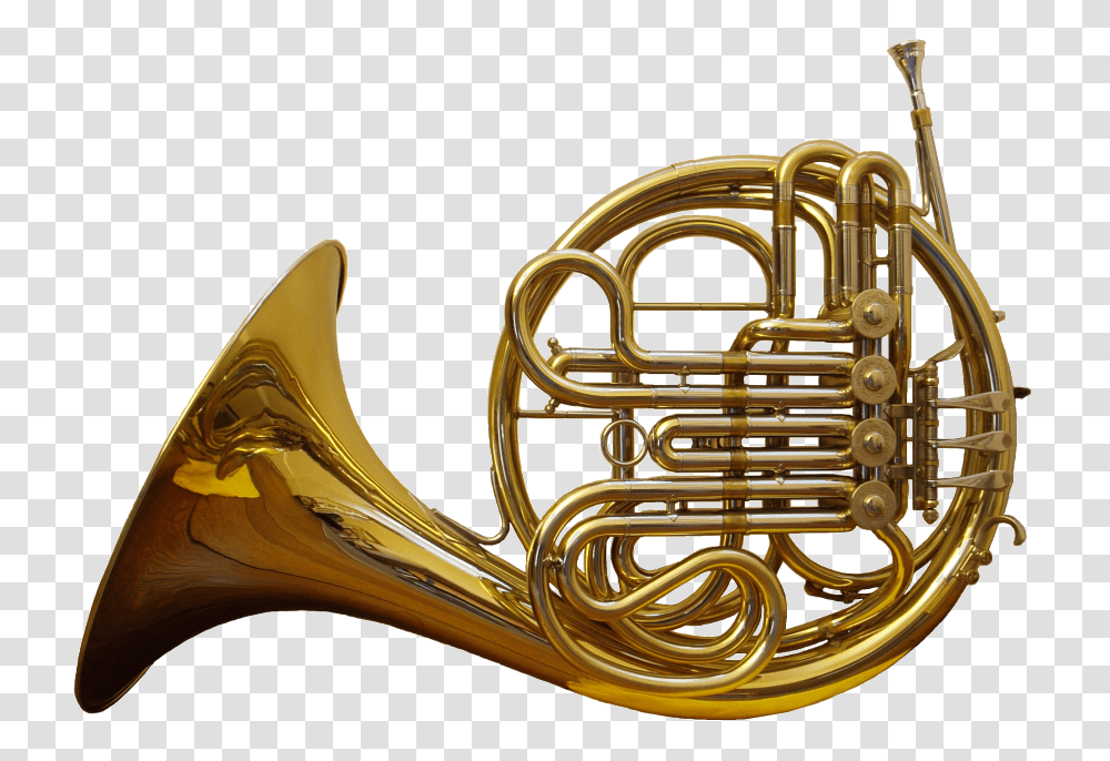 French Horn Front, Music, Brass Section, Musical Instrument Transparent Png