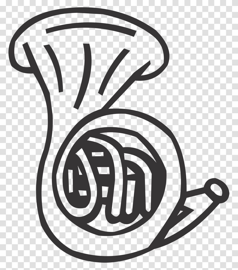 French Horn Illustration, Musical Instrument, Brass Section Transparent Png