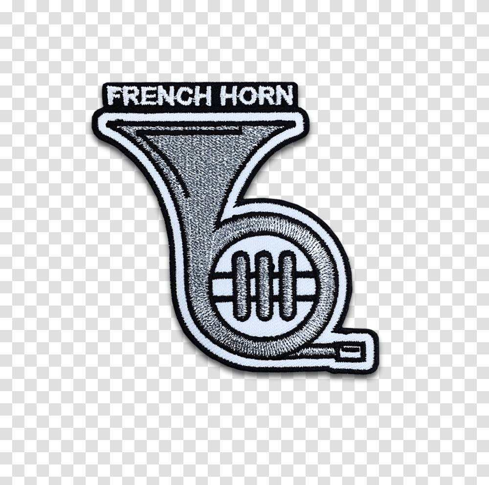 French Horn Instrument Patch French Horn, Logo, Trademark Transparent Png
