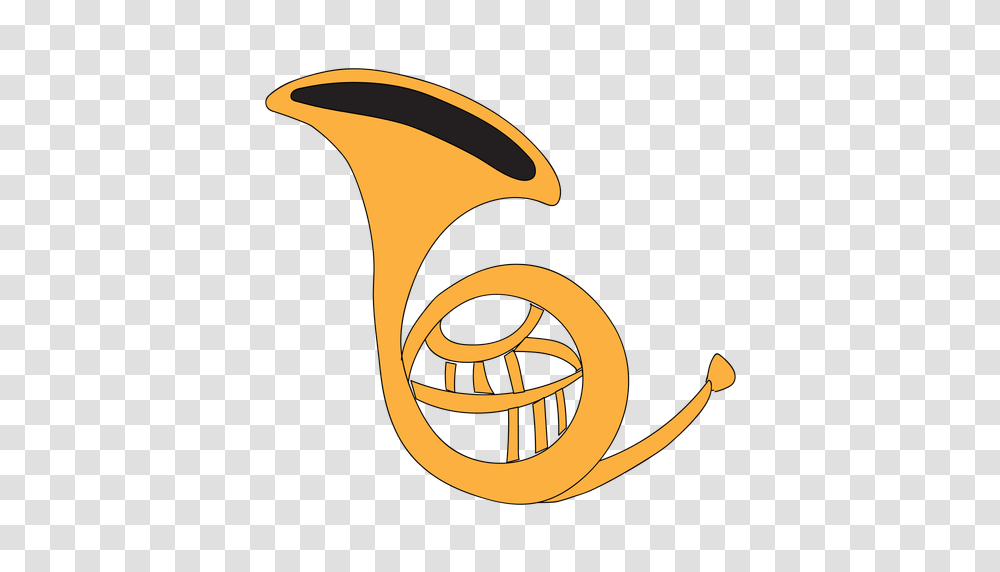 French Horn Musical Instrument Doodle, Brass Section, Saxophone, Leisure Activities, Hammer Transparent Png