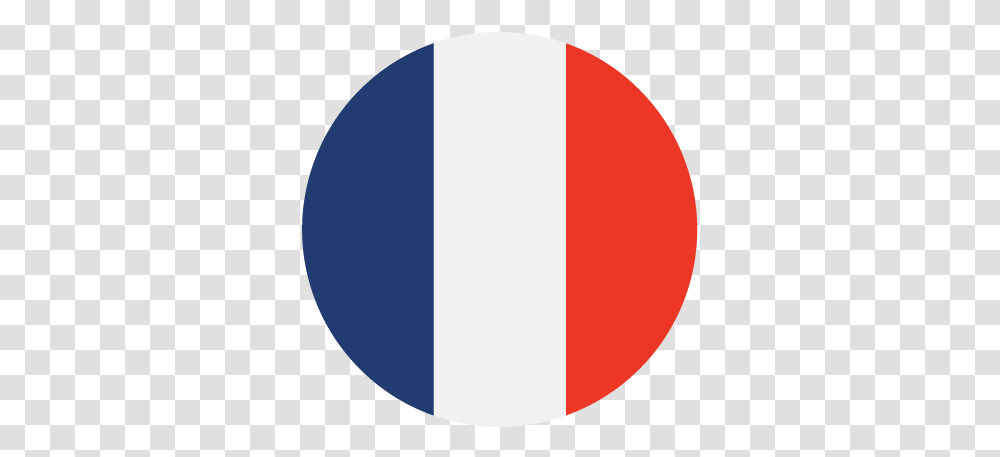 French Language France Flag Circle, Logo, Symbol, Trademark, Balloon Transparent Png