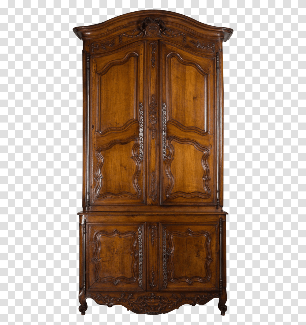 French Louis Xv Buffet A Deux Corps Antique, Furniture, Door, Cupboard, Closet Transparent Png