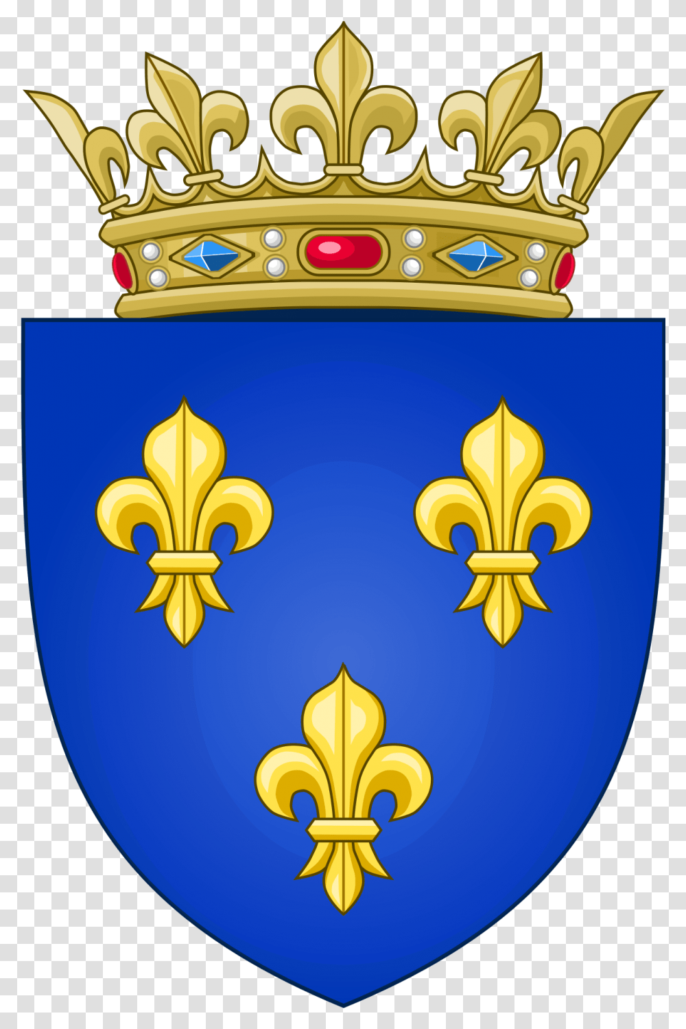 French Medieval Coat Of Arms France, Armor, Shield Transparent Png