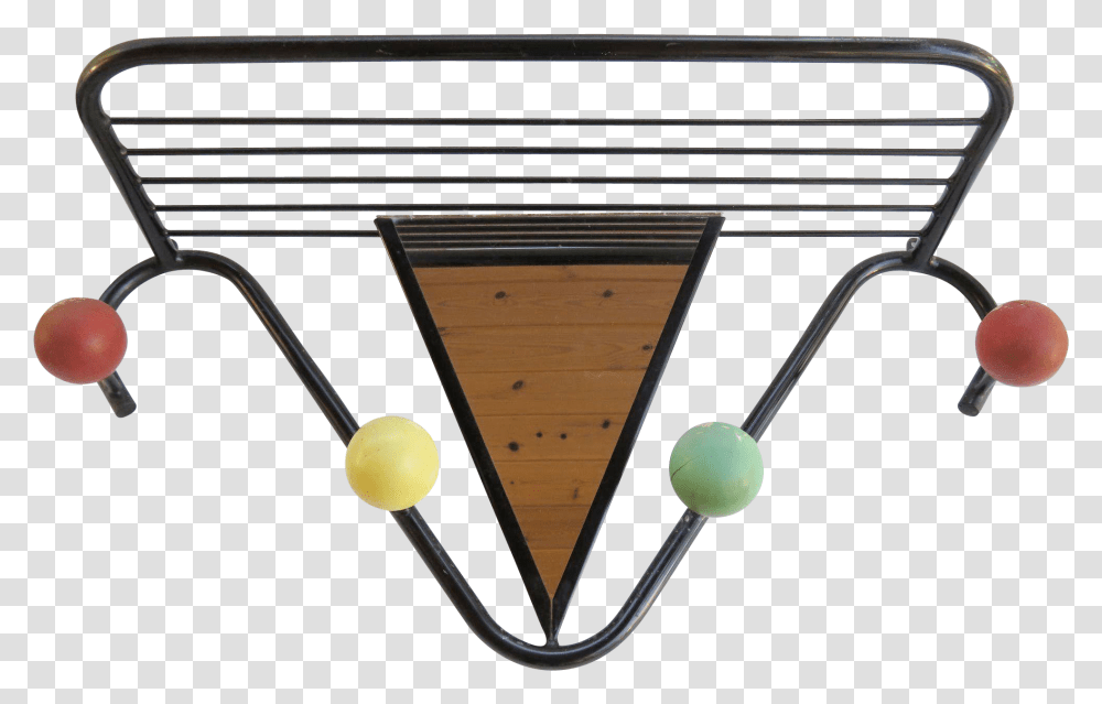 French Mid Century Mirror Coat And Hat Rack Ladder Golf, Triangle, Hourglass Transparent Png