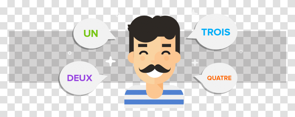 French Moustache, Face, Head Transparent Png