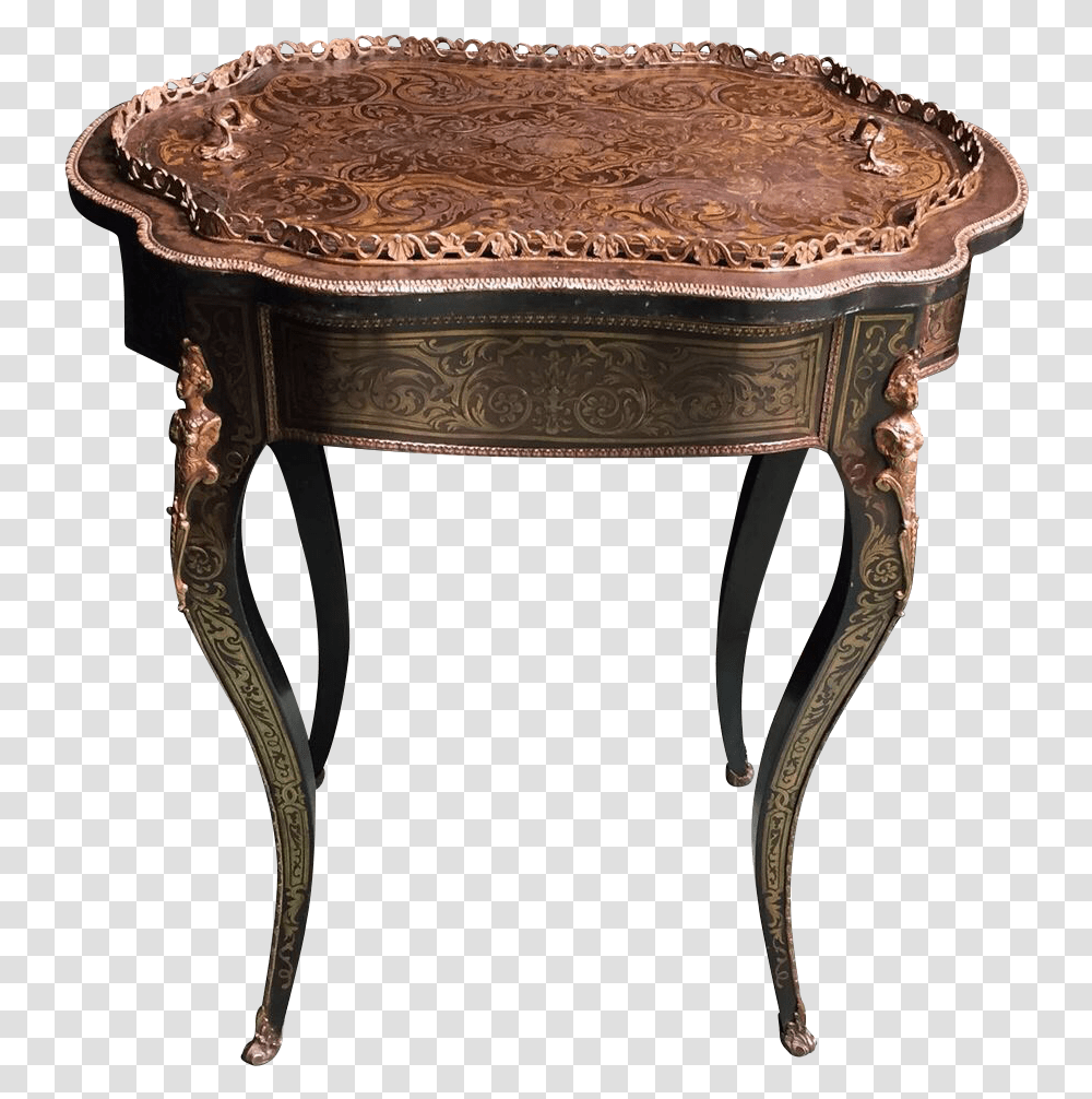 French Napoleon Iii Large Wood Jardinire Coffee Table, Furniture, Tabletop Transparent Png
