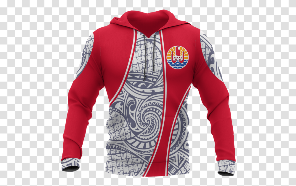 French Polynesia Hoodie Gash Style Bn10 Hoodie, Clothing, Apparel, Sleeve, Long Sleeve Transparent Png