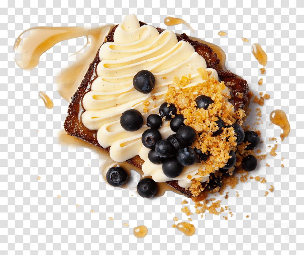 French Toast Ice Cream, Plant, Blueberry, Fruit, Food Transparent Png