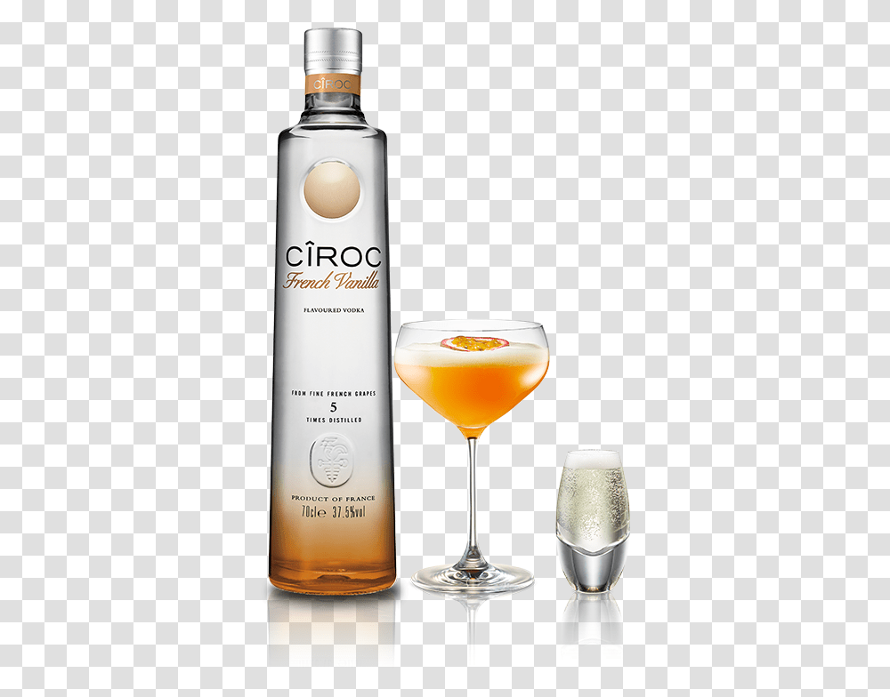 French Vanilla Ciroc, Cocktail, Alcohol, Beverage, Liquor Transparent Png