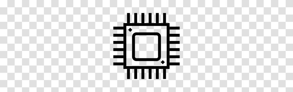 Frequency Computer Device Chip Microchip Processor Cpu Icon, Gray, World Of Warcraft Transparent Png
