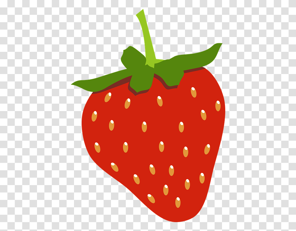 Fresa Frutas Los Alimentos Saludable Amarillo, Strawberry, Fruit, Plant, Food Transparent Png