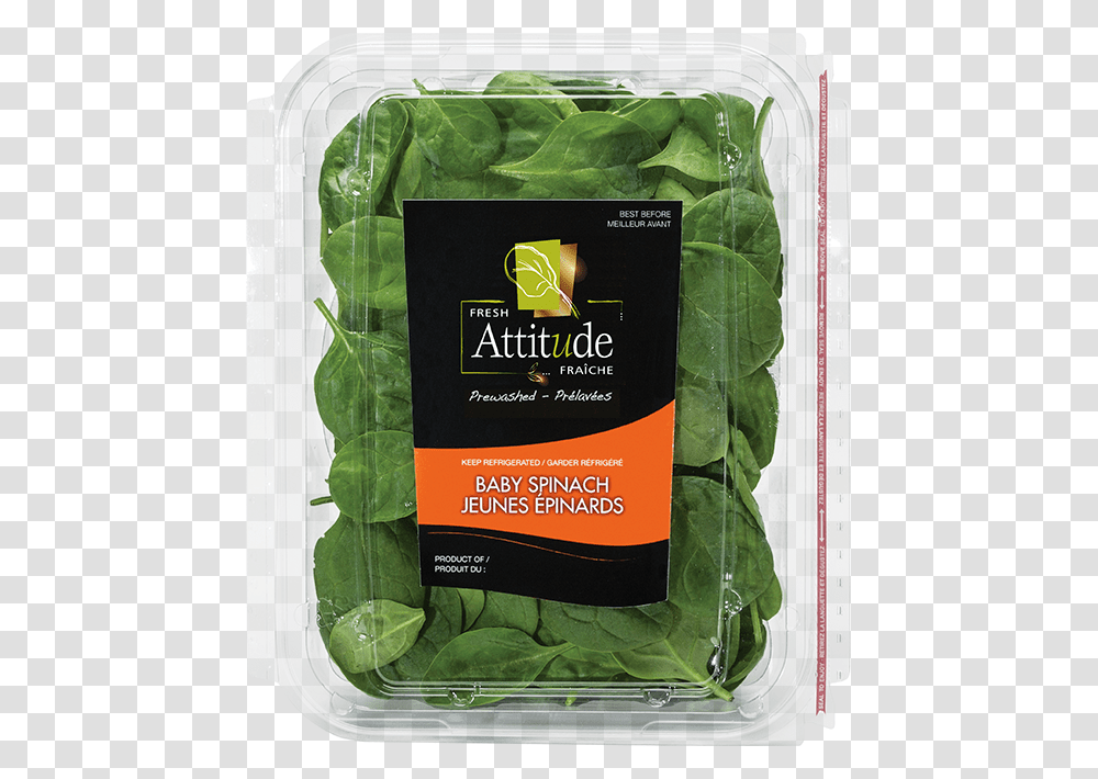 Fresh Attitude Baby Spinach 5oz Product, Plant, Vegetable, Food, Book Transparent Png