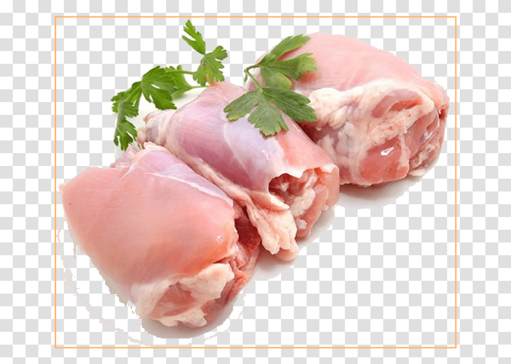 Fresh Chicken Thighs, Pork, Food, Ham Transparent Png