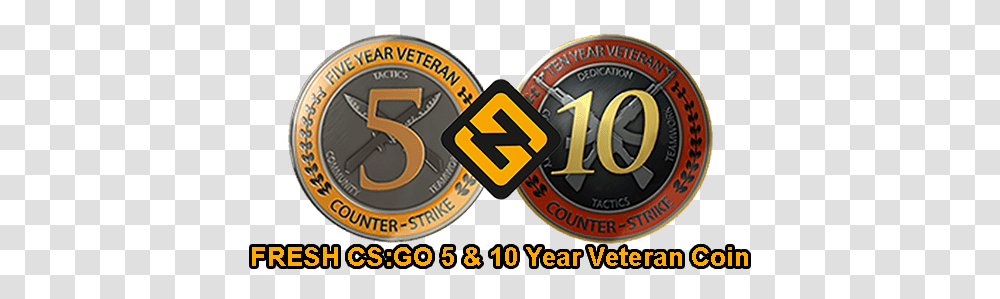 Fresh Csgo 5 Amp 10 Year Veteran Coin Accounts Good Life Recordings, Label, Logo Transparent Png