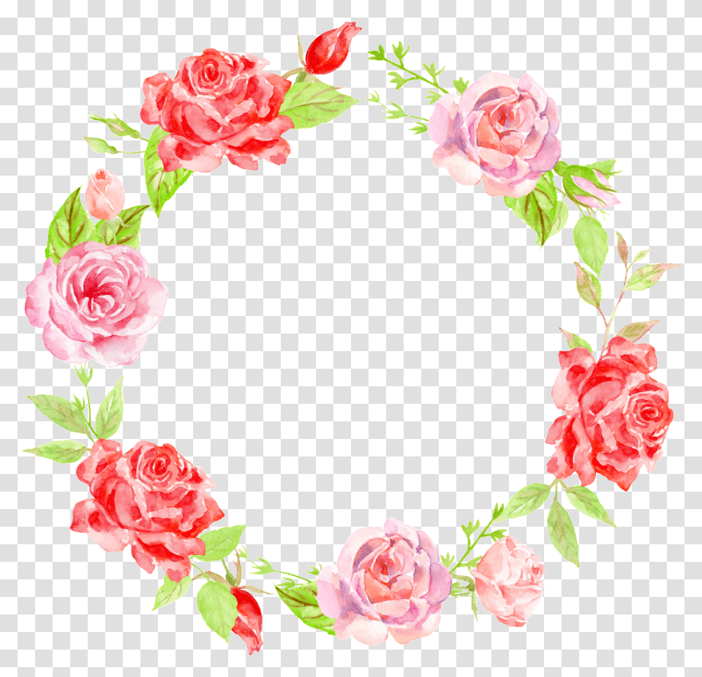 Fresh Flower Vine Head Decoration Vector Garden Roses, Floral Design, Pattern Transparent Png