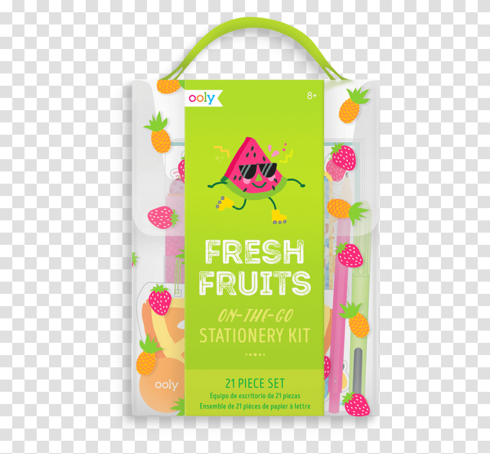 Fresh Fruits 16 Piece Stationary Kit Illustration, Electronics, Paper, Advertisement Transparent Png
