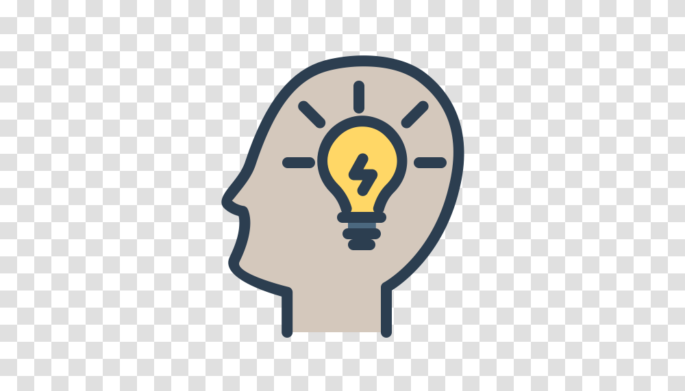 Fresh Idea Head Light Bulb Mind Icon, Lightbulb Transparent Png