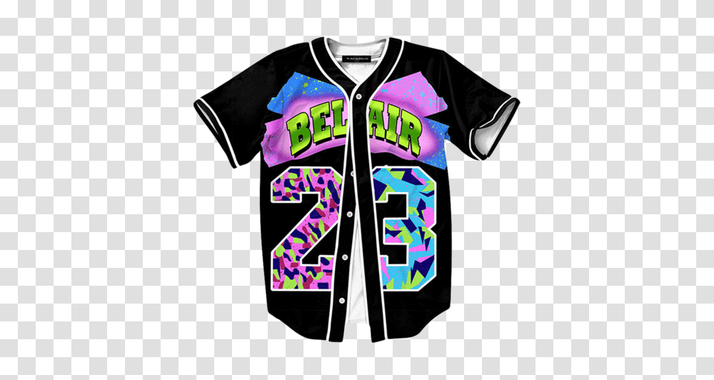 Fresh Prince Of Bel Air Baseball Jersey Hype Jerseys, Apparel, Shirt, T-Shirt Transparent Png