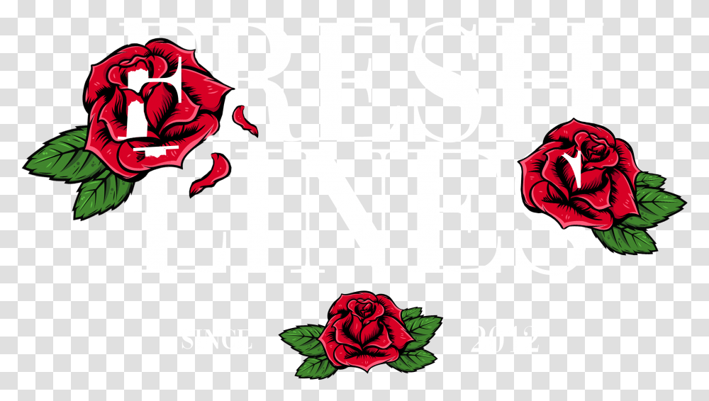 Freshlines Apparel Garden Roses, Label, Alphabet, Plant Transparent Png