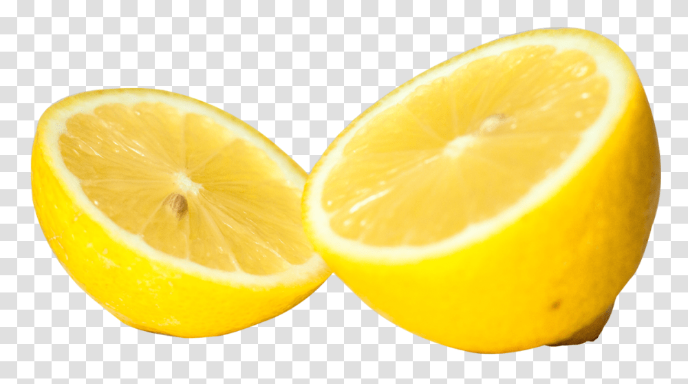Freshly Cut Half Lemon Image, Fruit, Plant, Citrus Fruit, Food Transparent Png