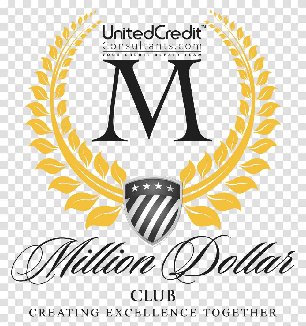 Freshly Made Million Dollar Club Logo Against Modern Football Casuals, Emblem, Symbol, Poster, Advertisement Transparent Png