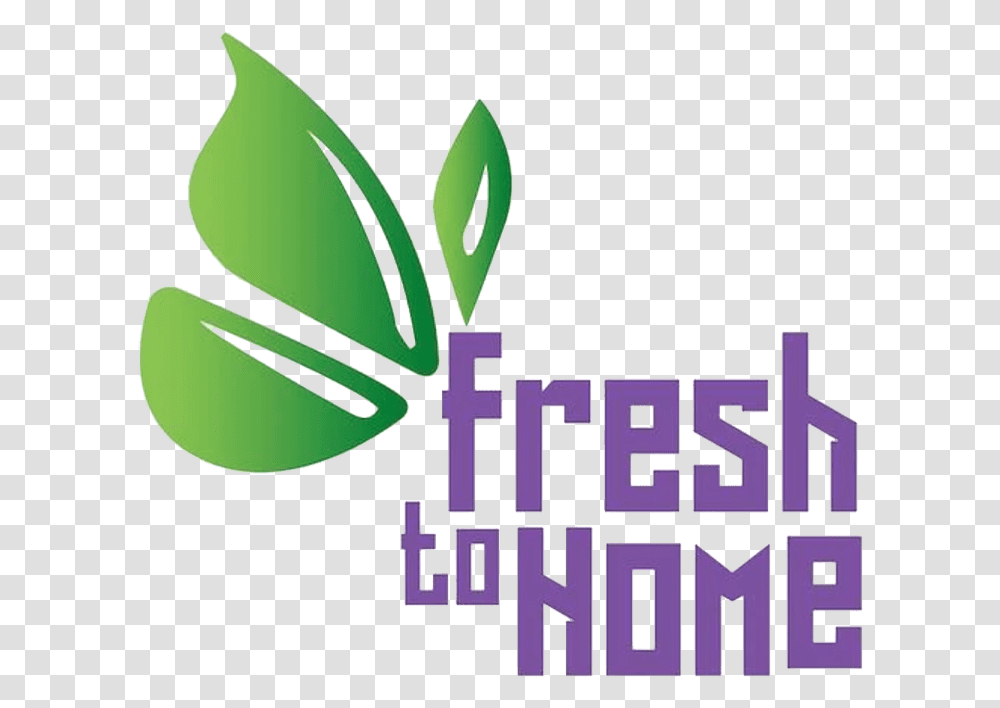 Freshtohome Logo And Symbol Meaning Fresh To Home Logo, Plant, Text, Trademark, Recycling Symbol Transparent Png