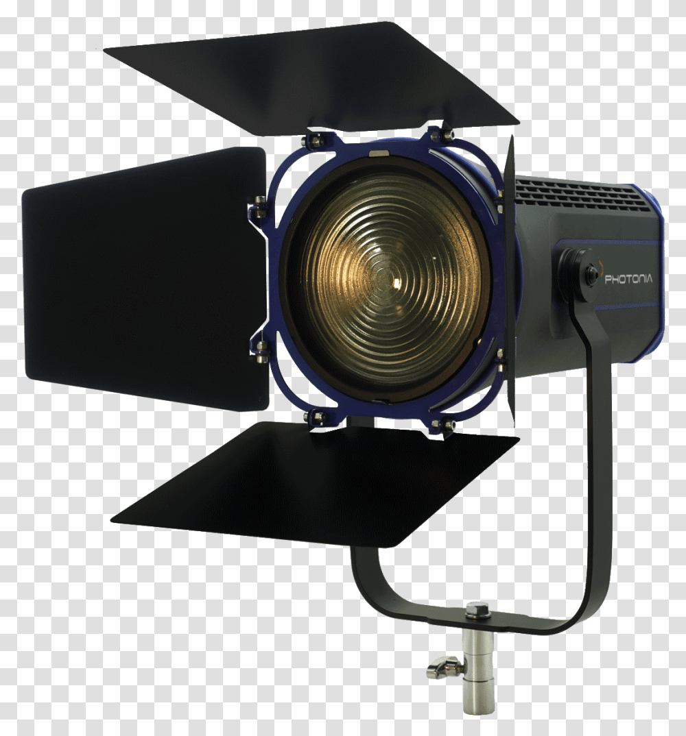Fresnel Led Studio Lights For Film Camera, Lighting, Spotlight, Electronics, Projector Transparent Png