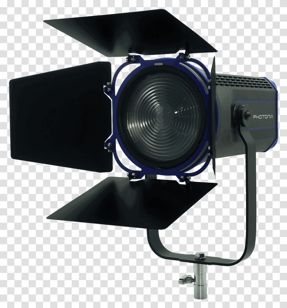 Fresnel Studio Daylight Loudspeaker, Lighting, Camera, Electronics, Spotlight Transparent Png