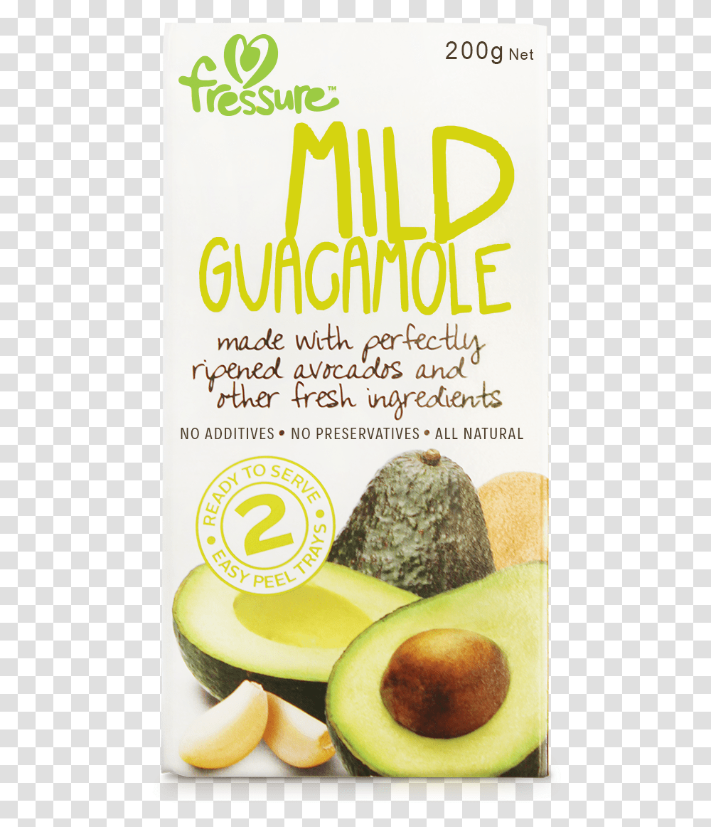 Fressure Foods Guacamole Mild, Plant, Fruit, Avocado, Banana Transparent Png