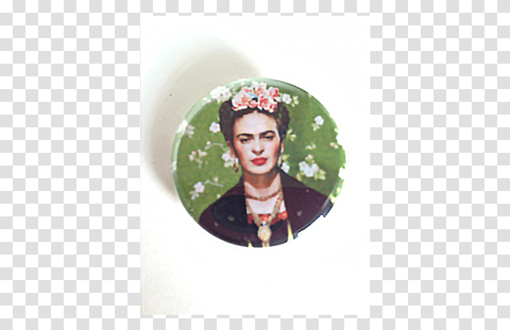 Frida Button Frida Kahlo, Accessories, Accessory, Jewelry, Person Transparent Png