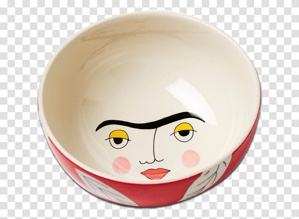 Frida Cereal Bowl Bowl, Soup Bowl, Porcelain, Art, Pottery Transparent Png