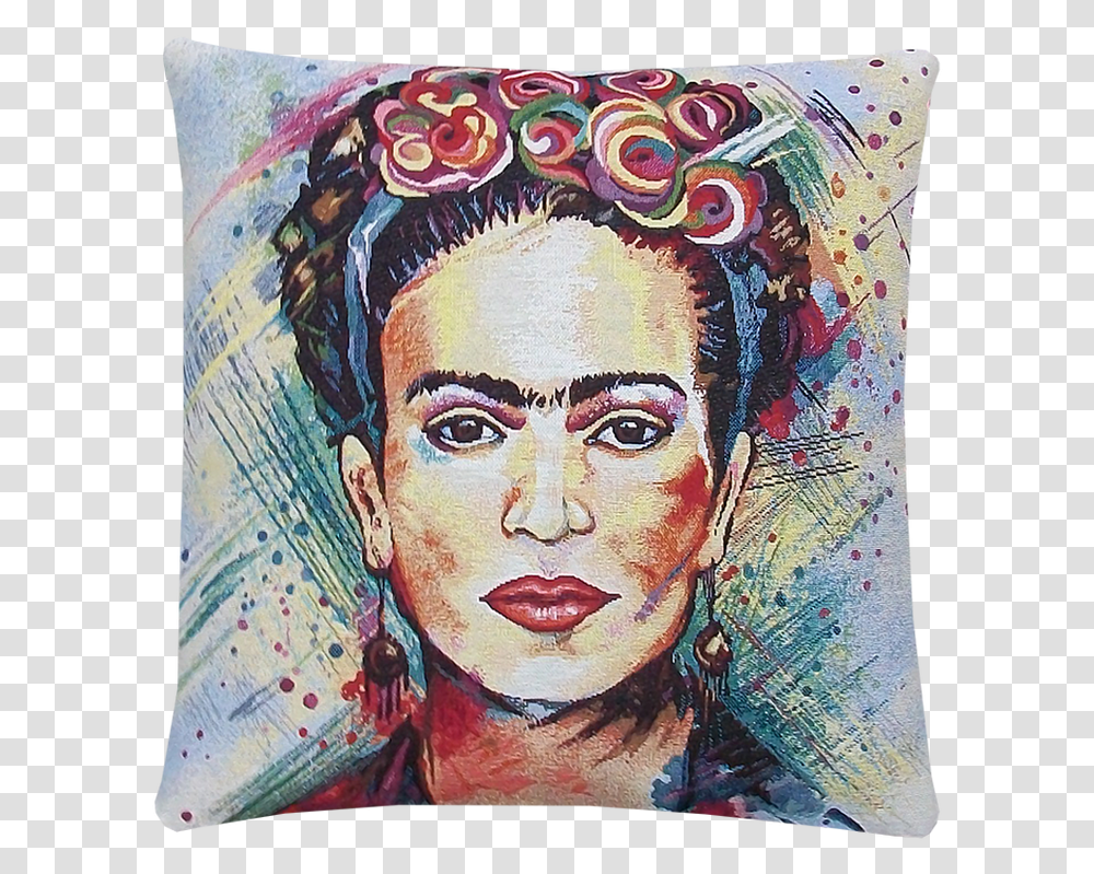 Frida Kahlo 4545 Sac Frida Kahlo, Pillow, Cushion, Person, Human Transparent Png