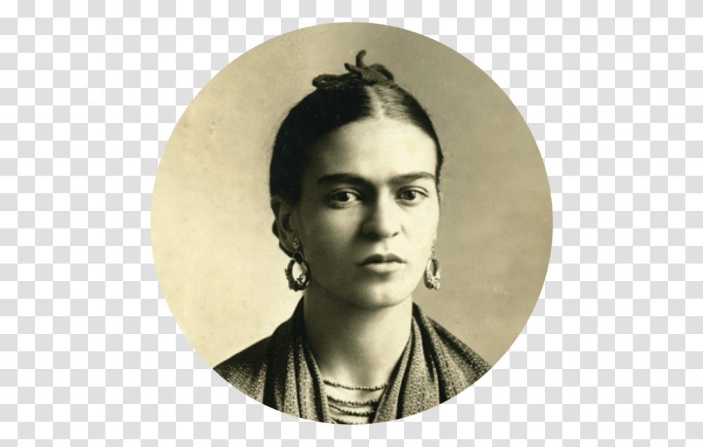 Frida Kahlo Button Frida Kahlo, Face, Person, Human, Head Transparent Png