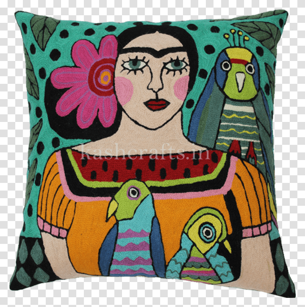 Frida Kahlo Cushion Cover Frida Kahlo Cushion Covers, Pillow, Bird, Animal, Elephant Transparent Png