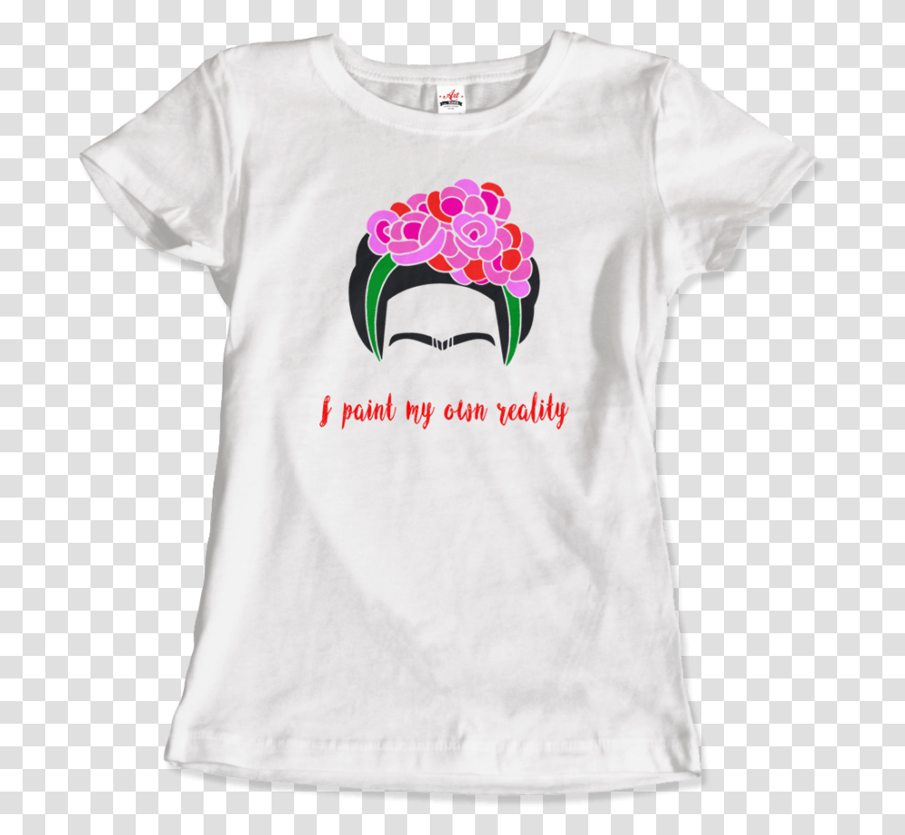 Frida Kahlo I Paint My Own Reality Quote Tshirt Ebay Short Sleeve, Clothing, T-Shirt, Flying, Animal Transparent Png