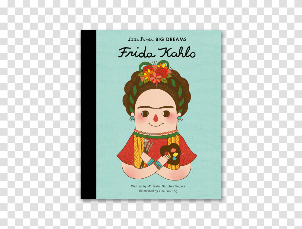 Frida Kahlo Little People Big Dreams, Pattern, Label Transparent Png