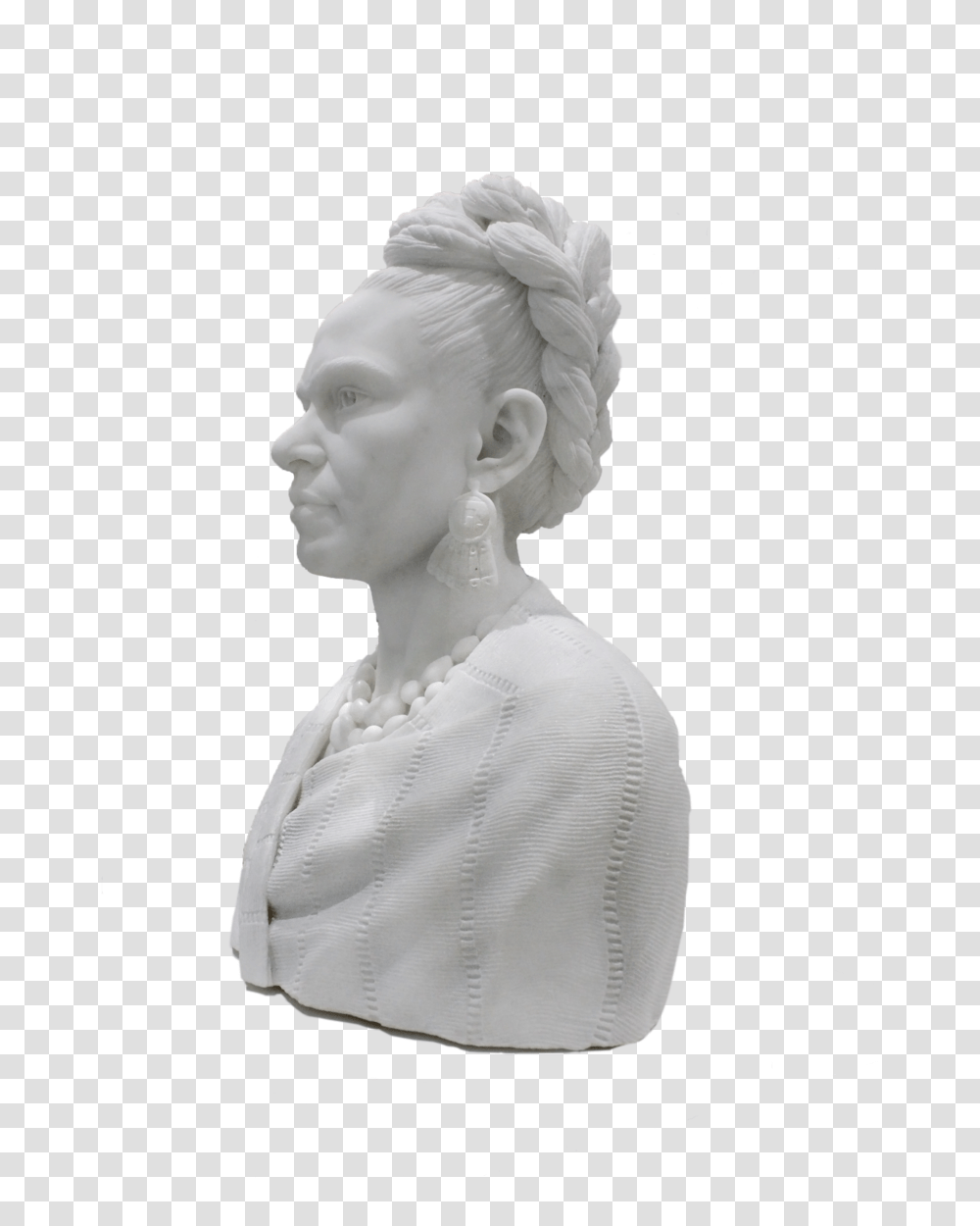 Frida Kahlo Side 2 Bust, Statue, Sculpture, Person Transparent Png