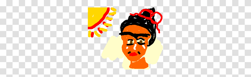 Frida Kahlo Sunbathing, Face, Person Transparent Png