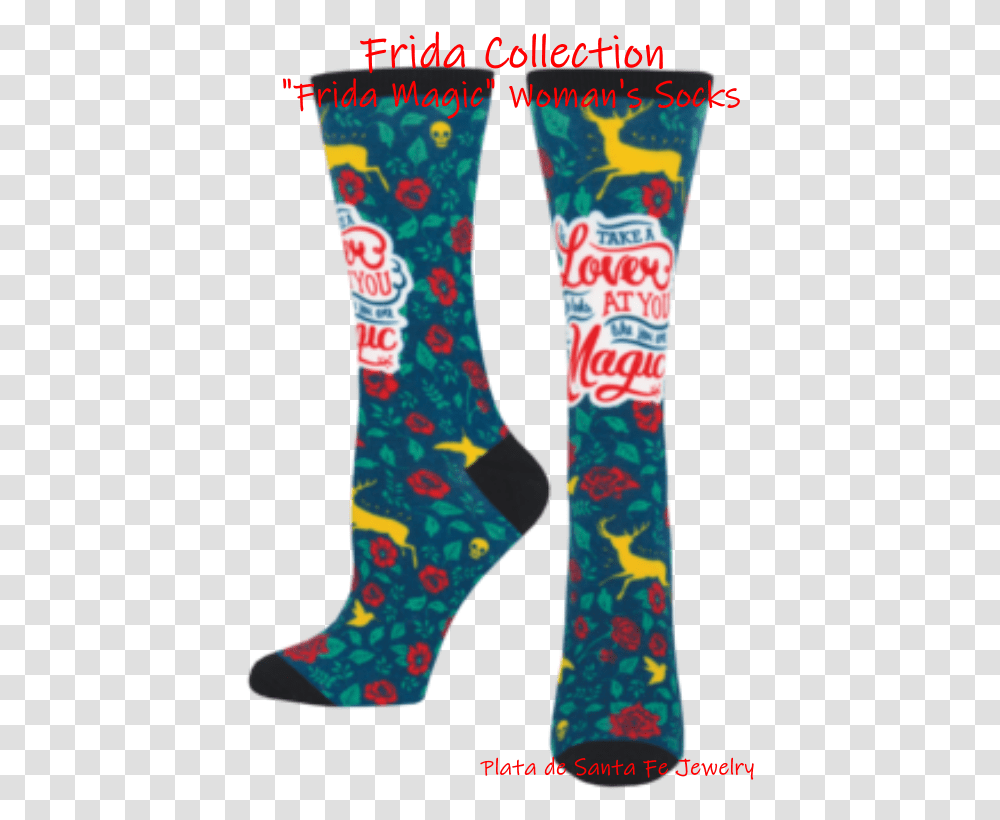 Frida Magic Sock, Apparel, Pants, Footwear Transparent Png