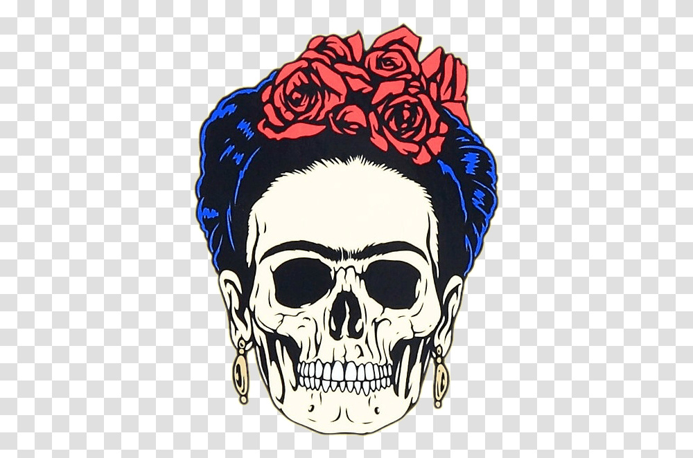 Fridakhalo Calavera Dead Mexico Vivamxico Interesting Frida Skull, Sunglasses, Head, Clothing, Pirate Transparent Png