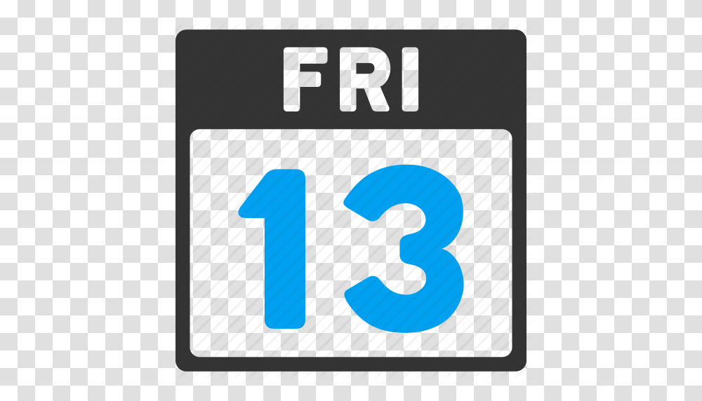 Friday Day Appointment Calendar Date Poster Thirteen, Number, Label Transparent Png