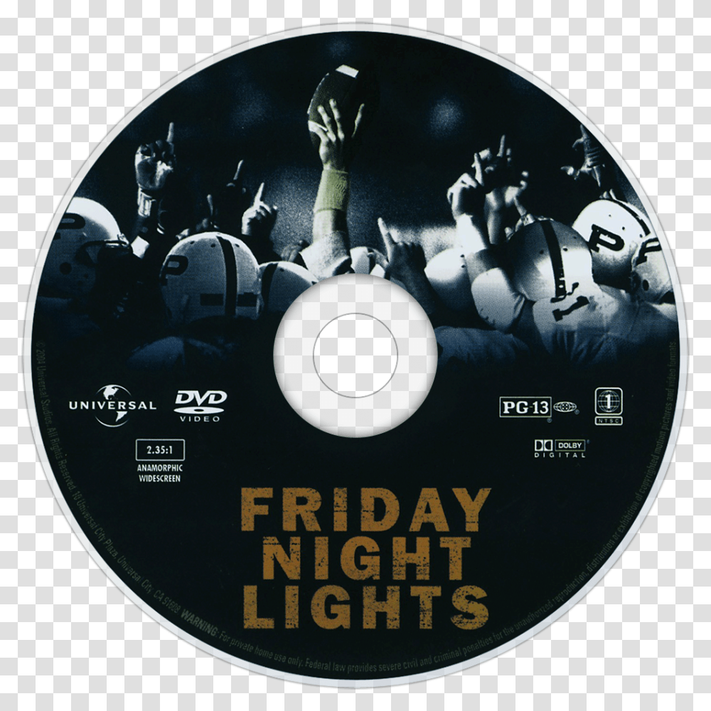 Friday Night Lights 2004 Dvd, Disk Transparent Png