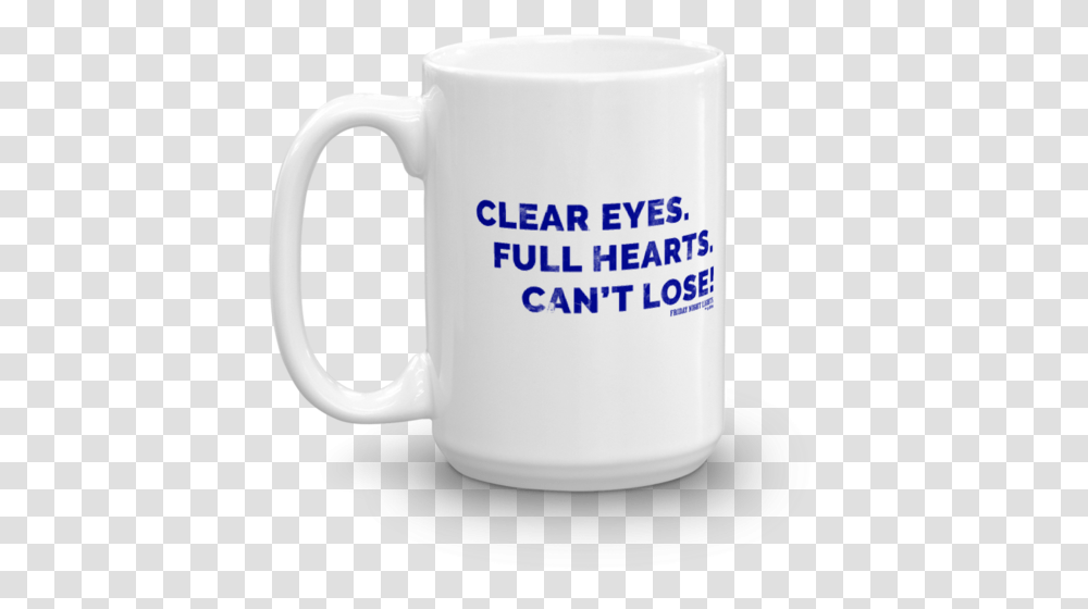 Friday Night Lights Clear Eyes White Mug - Nbc Store Serveware, Coffee Cup, Milk, Beverage, Drink Transparent Png